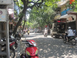 In the Old Quarter of Hanoi