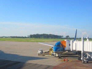 Laos Wattay International Airport at Vientiane, Laos