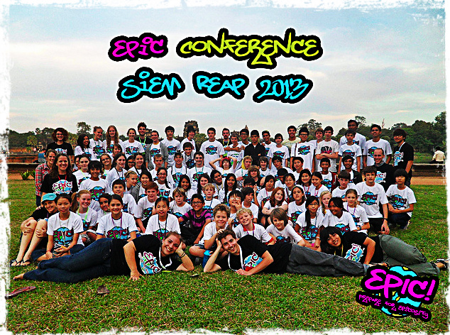 The official EPIC 2013 group photo at Angkor Wat