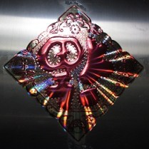 A shiny upside down 福 in the lift of my building.