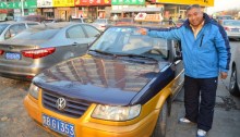 A Beijing taxi driver