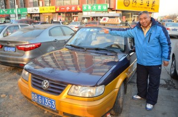 A Beijing taxi driver