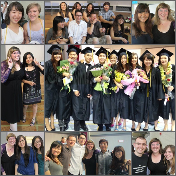 Graduation in Beijing - celebrating graduates and reunions with those visting from other places.