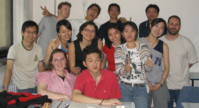 My class at BLCU on my 22nd birthday – June 1st, 2004